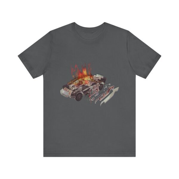 Burning Edgy Polygonal Car - Image 7